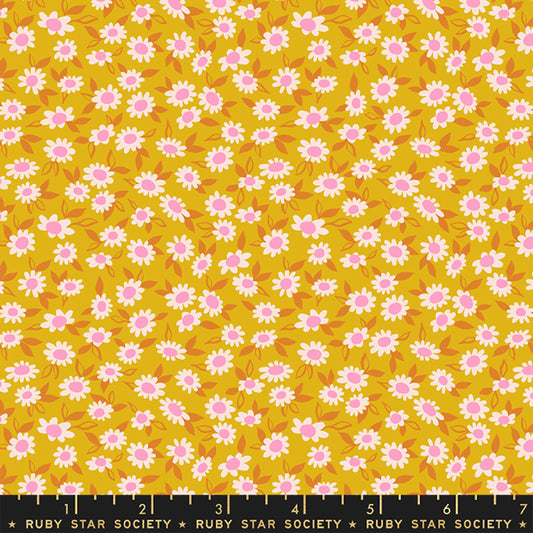 Morning Goldenrod Stay Gold Melody Miller Ruby Star Society Fabric Moda 100% Quilters Cotton RS0023 12 Fabric Fetish