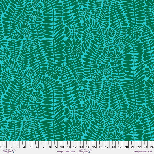 Fronds Green August 2022 Brandon Mably Kaffe Fassett Collective 100% Quilters Cotton Fabric Fetish