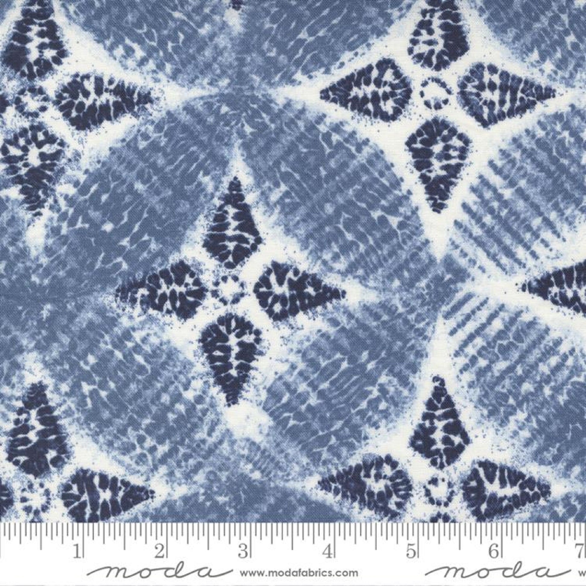 Shinano Pacific Blue Kawa Debbie Maddy Moda 100% Quilters Cotton Fabric Fetish