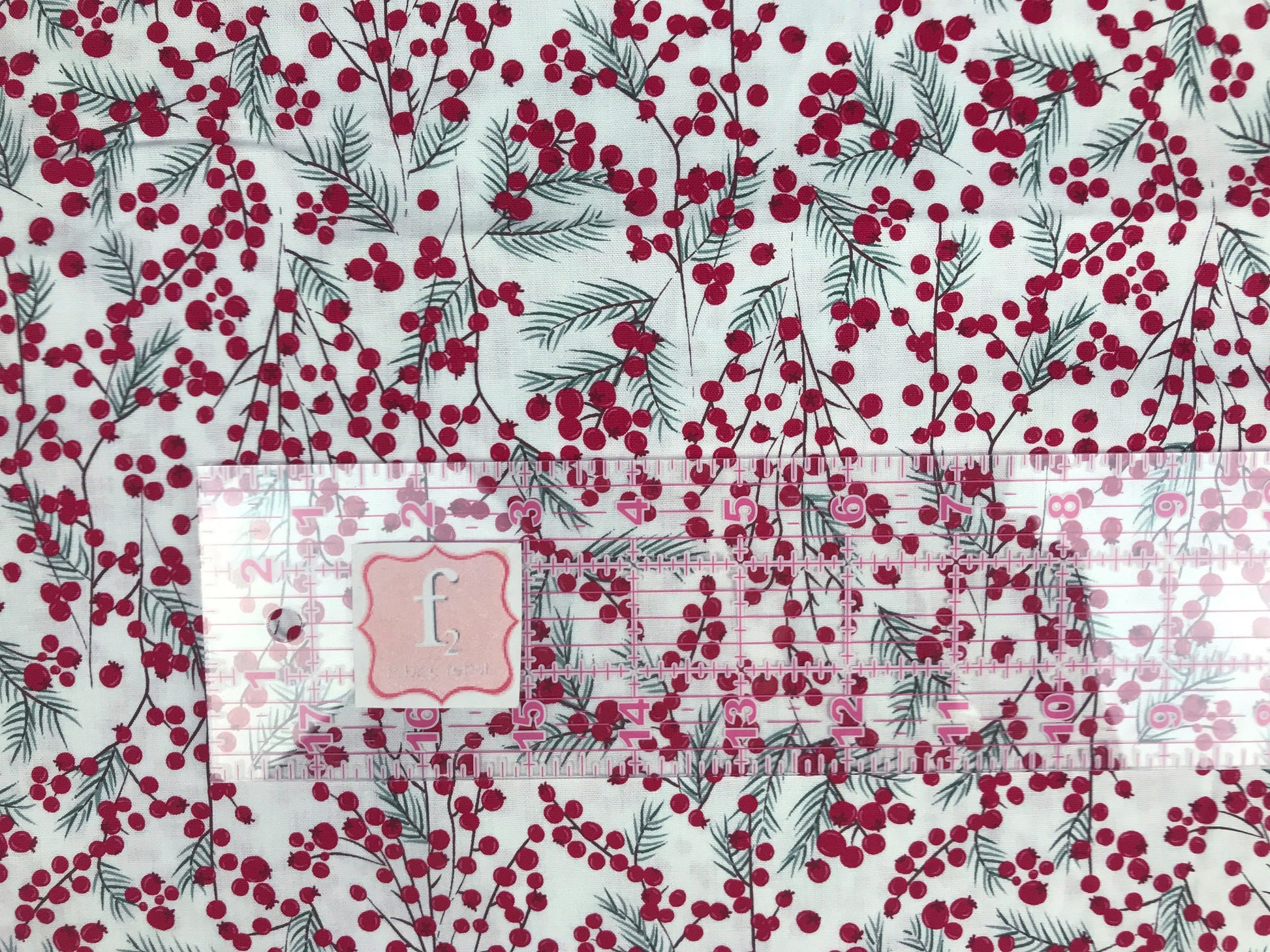 Berries on White Foraging in the Forest Victoria Louise The Craft Cotton Co Quilters Cotton Fabric Fetish
