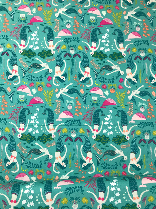Siren Song Eight Path to Discovery Jessica Swift Art Gallery Fabrics 100% Quilters Cotton Fabric Fetish