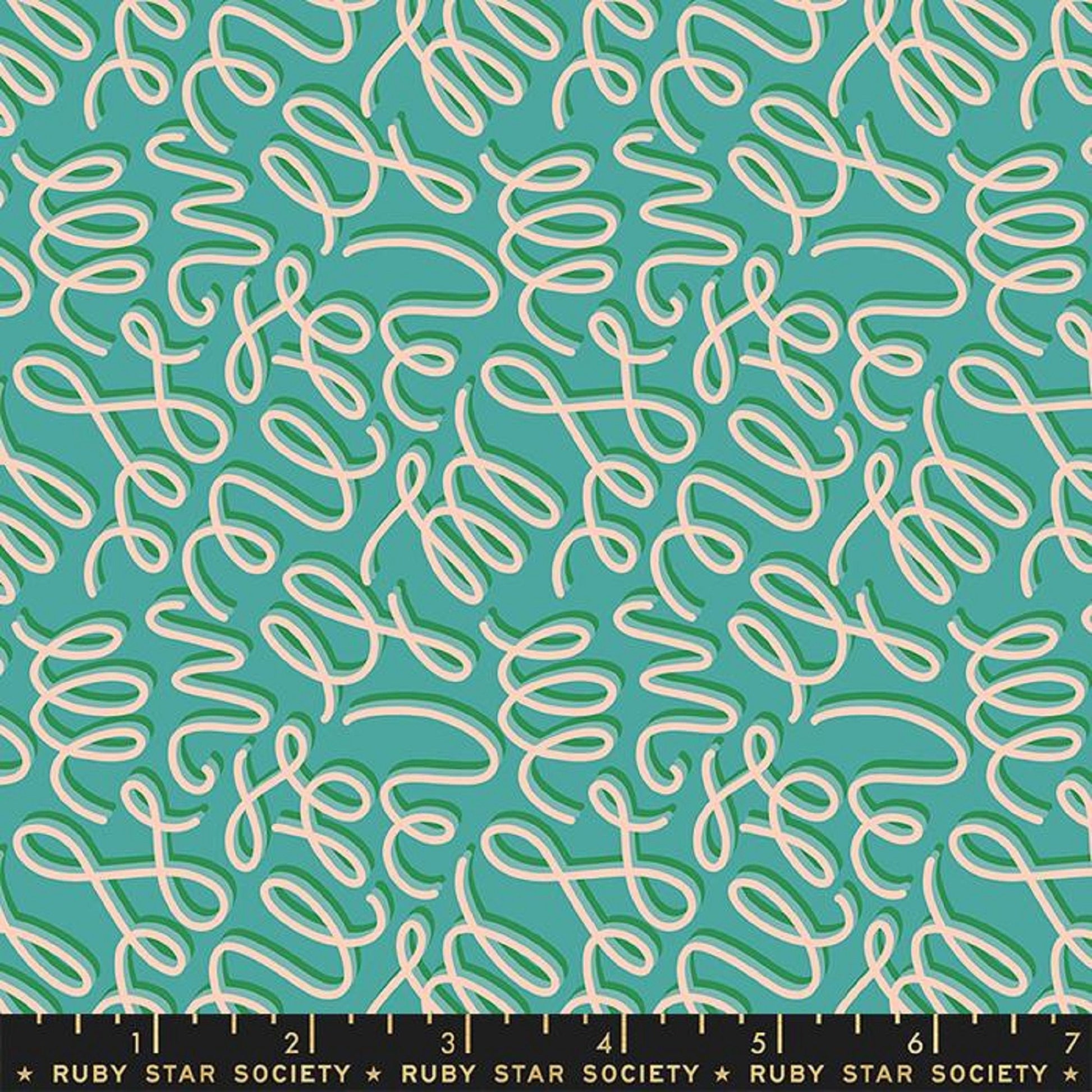 succulent pattern fabric Loops Succulent - Reverie - Melody Miller - Ruby Star Society Fabric