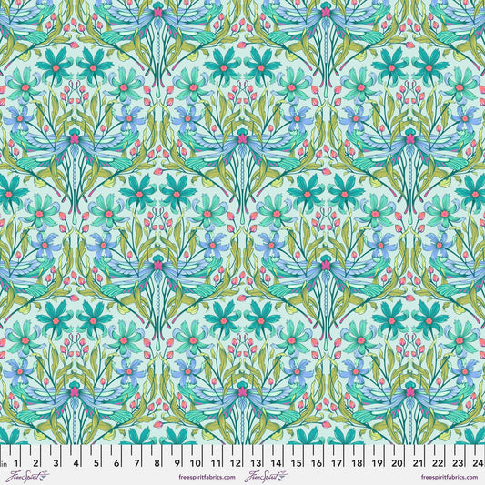 Dragon Your Feet Dawn Moon Garden Tula Pink Freespirit Fabrics 100% Quilters Cotton Fabric Fetish