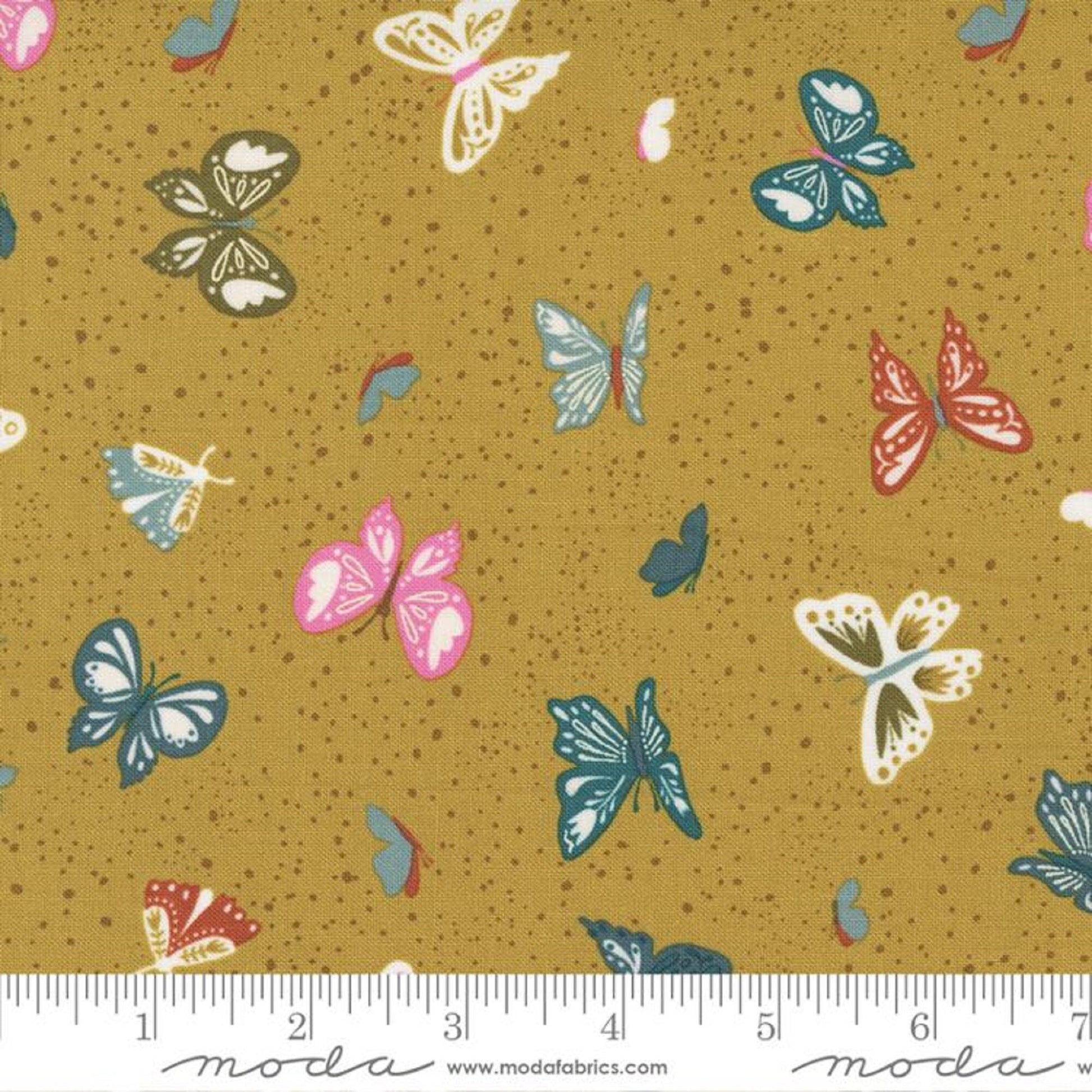 Flutter Bronze Songbook A New Page Fancy That Design House Moda Quilters Cotton Fabric Fetish