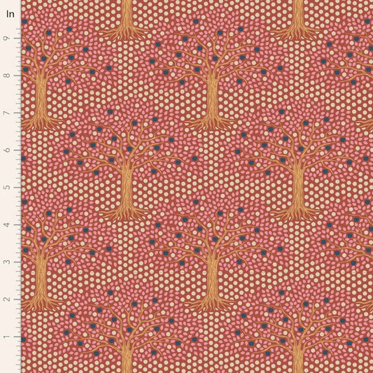 Applegarden Rust Hometown Tilda Fabric Tone Finnanger 100% Quilters Cotton Fabric Fetish