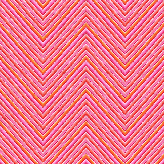 Chevron Stripe Pink 85 and Fabulous Kaffe Fassett Freespirit Fabrics 100% Quilters Cotton Fabric Fetish