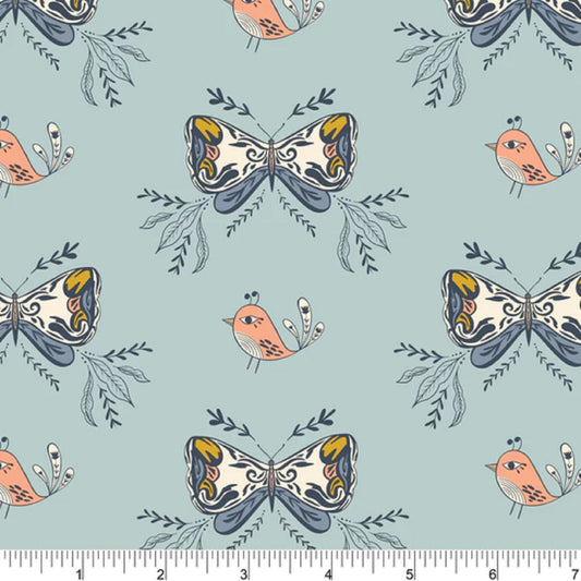 Winged Fairy Mist Spring Promises Amicreative Phoebe Fabrics 100% Quilters Cotton Fabric Fetish