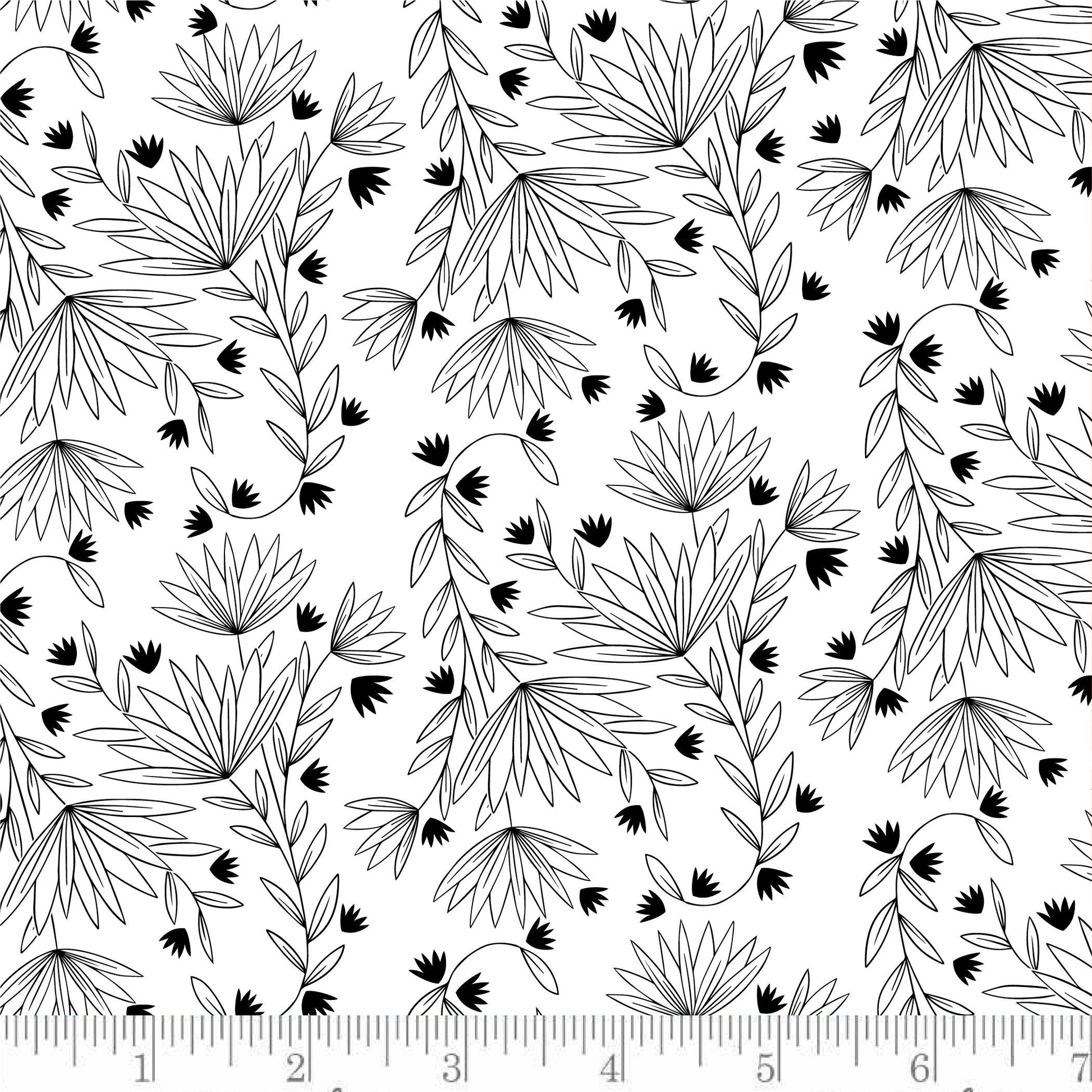 Moon Bloom Eventide Rebecca Jane Woolbright Phoebe Fabrics 100% Quilters Cotton Fabric Fetish