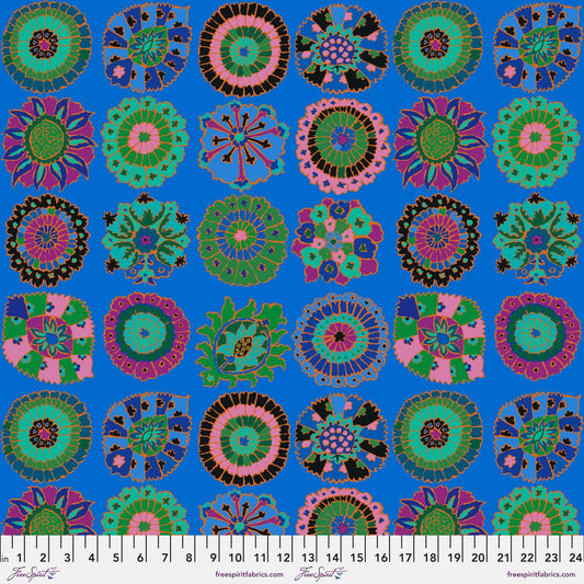 Carpet Cookie Blue Kaffe Fassett Collective February 2023 100% Quilters Cotton Fabric Fetish