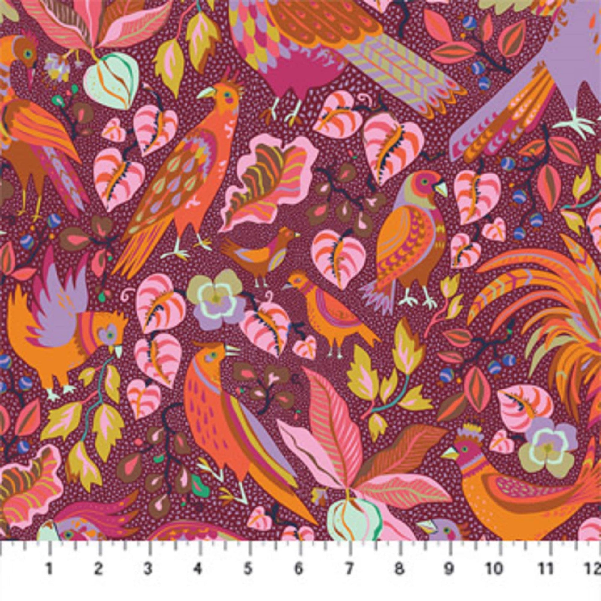 Feathered Friends Chorus Swatch Book Kathy Doughty Figo Fabrics 100% Quilters Cotton 90722 56 Fabric Fetish