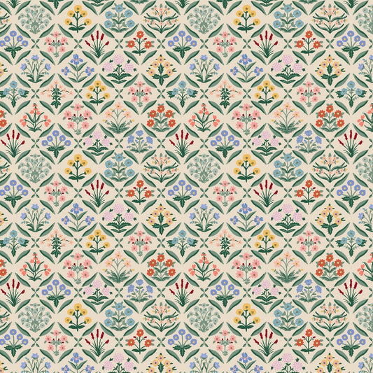 Estee Cream Vintage Garden Anna Bond Rifle Paper Co Cotton + Steel 100% Quilters Cotton Fabric Fetish