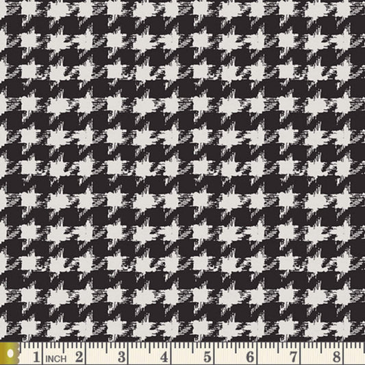 Houndstooth XIV Onyx Decadence Katarina Roccella AGF Art Gallery Fabric 100% Quilters Cotton Fabric Fetish