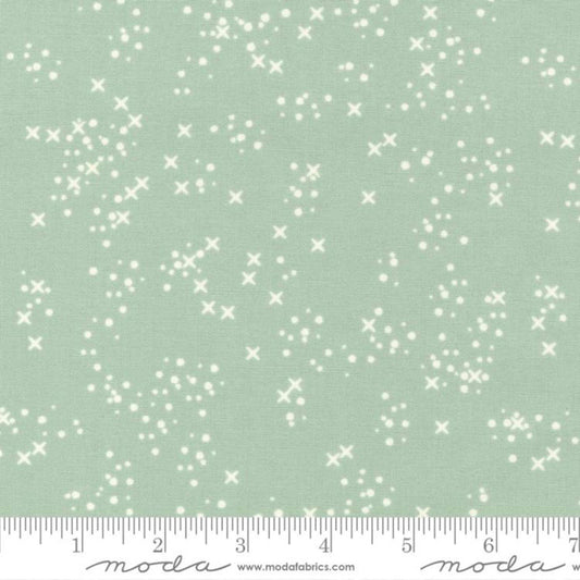 Stitch Confetti Dots Dusty Mist Dawn On The Prairie Fancy That Design House Moda Quilters Cotton Fabric Fetish