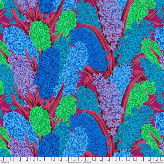 Hyacinthus Blue August 2023 Philip Jacobs Kaffe Fassett Collective 100% Quilters Cotton Fabric Fetish