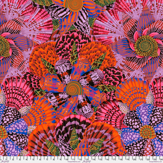 Sailor Valentine Red August 2023 Philip Jacobs Kaffe Fassett Collective 100% Quilters Cotton Fabric Fetish