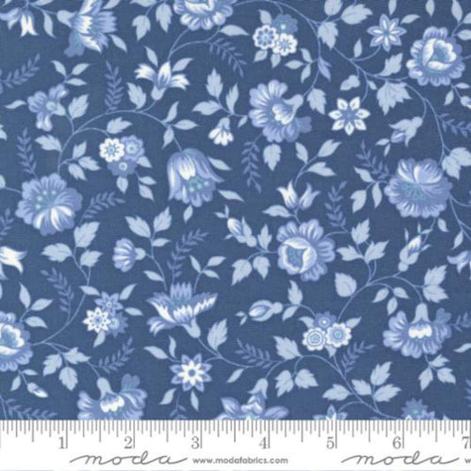 Blueberry Fields Blueberry Blueberry Delight Bunny Hill Designs Moda Quilters Cotton 3031 16 Fabric Fetish