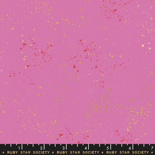 Speckled Daisy Gold METALLIC Rashida Coleman Hale Ruby Star Society Fabric Moda 100% Quilters Cotton RS5027 63M Fabric Fetish