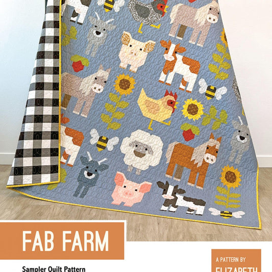 Fab Farm Quilt Pattern Elizabeth Hartman 2 Sizes Fabric Fetish