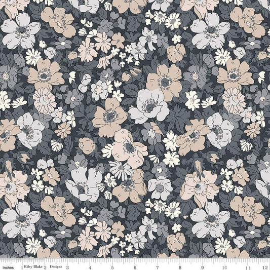 Cosmos Field Pebble Flower Show Liberty Of London Riley Blake Fabrics Fabric Fetish