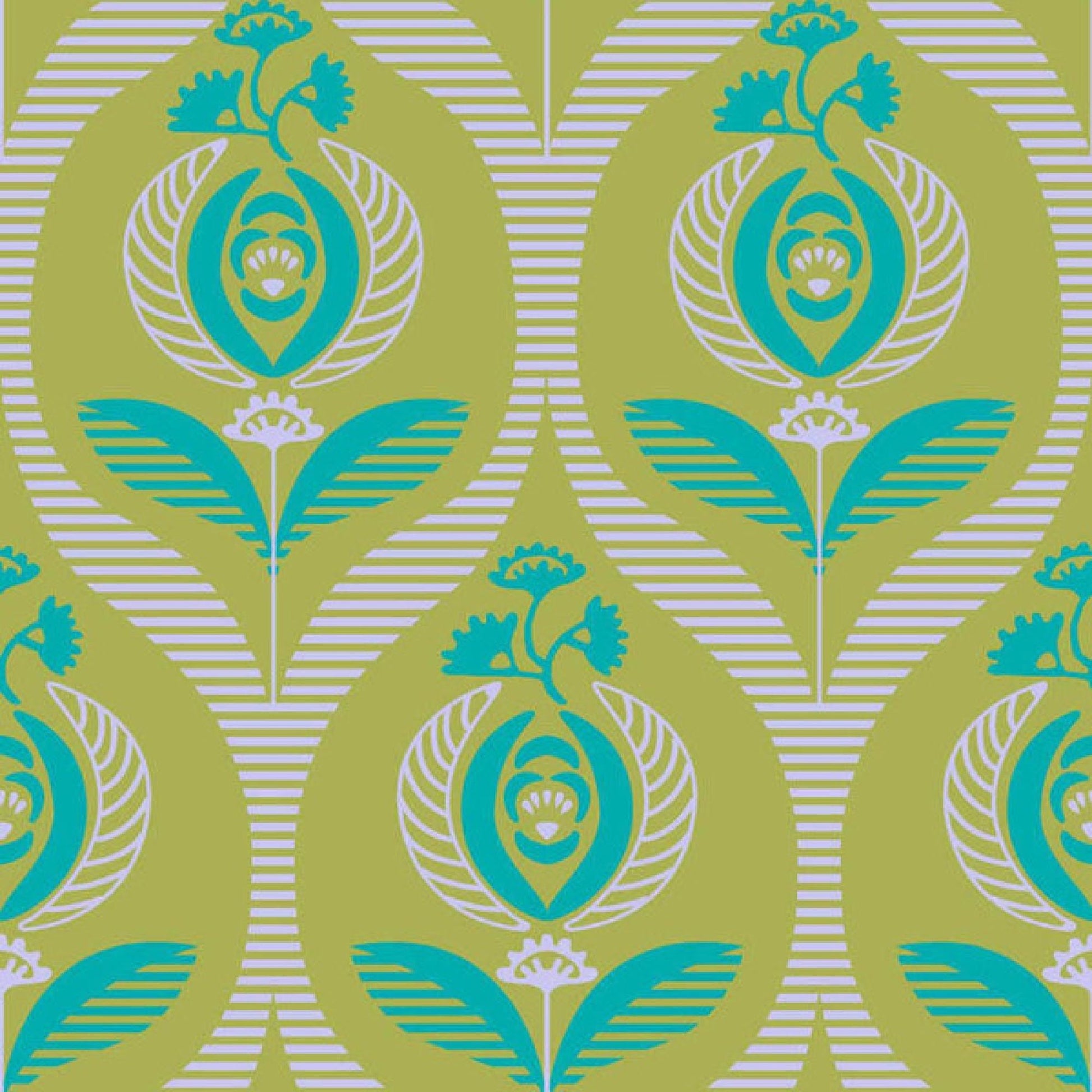 Mel Lime Lovely Day Jennifer Paganelli 100% Quilters Cotton Fabric Fetish