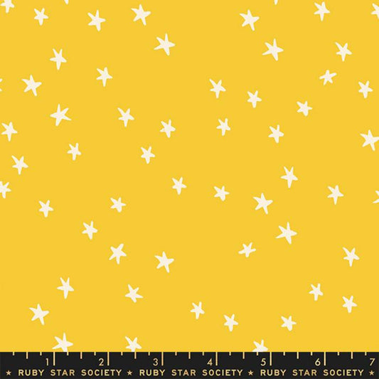 Starry Sunshine Starry Alexia Abegg Ruby Star Society Fabric Moda 100% Quilters Cotton RS4109 62 Fabric Fetish