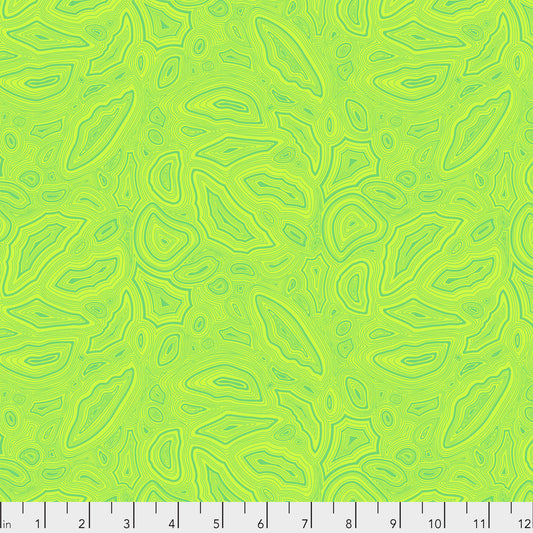 Mineral Peridot True Colors and Linework Tula Pink 100% Quilters Cotton Fabric Fetish