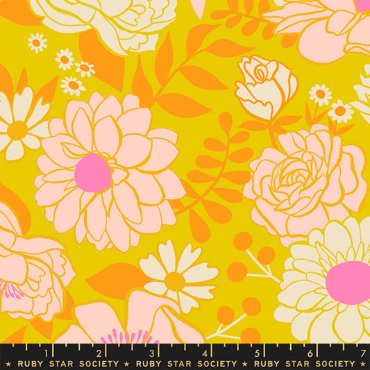 Morning Blooms Golden Hour Rise and Shine Melody Miller Ruby Star Society Moda Fabrics Quilters Cotton Fabric Fabric Fetish
