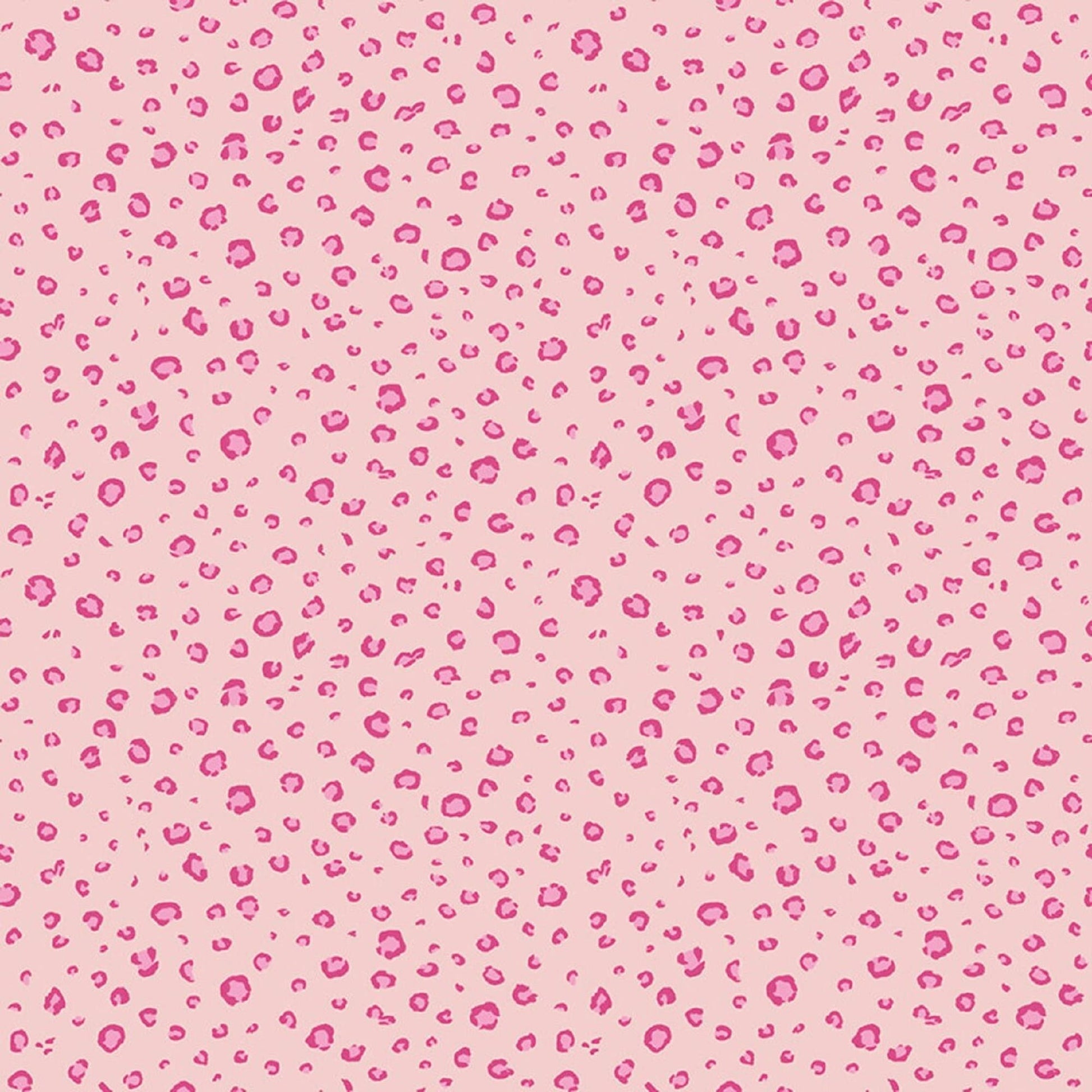 Leopard Spots Pink Leafy Keen Amanda Niederhauser Riley Blake Designs Quilting Cotton Fabric Fabric Fetish