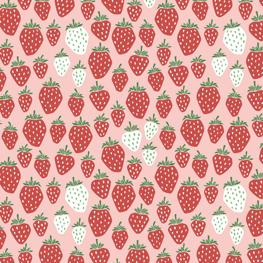 Loes van Oosten - Cotton + Steel - Under the Apple Tree - Queen of Berries Summer Red